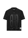 Fashion printed solid color T-shirt
